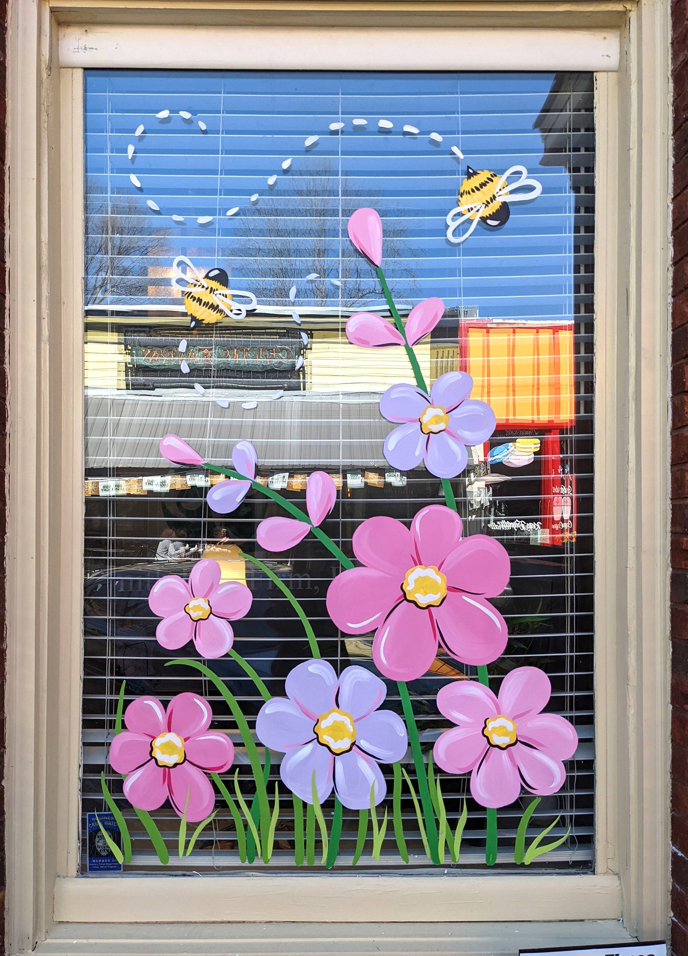 5 Easy Flowers that Will Make Your Spring Window Painting Masterpieces ...